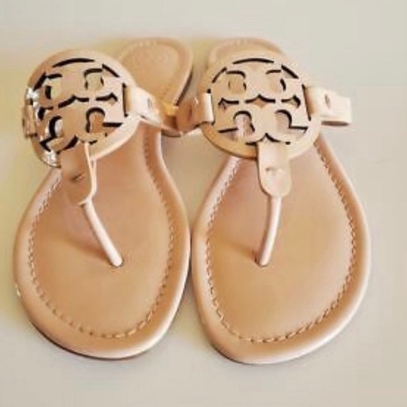 shell pink sandals